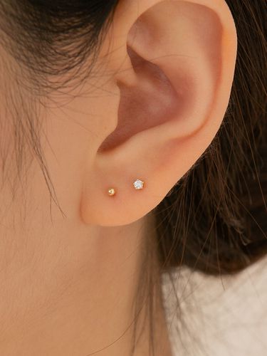 Mm Mini CZ Prong Piercing #PIB09 - LUNNE - Modalova