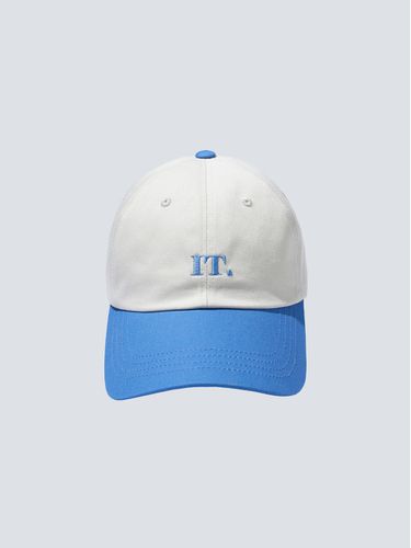 Simple Logo Cotton Ball Cap_White Blue - ITER - Modalova