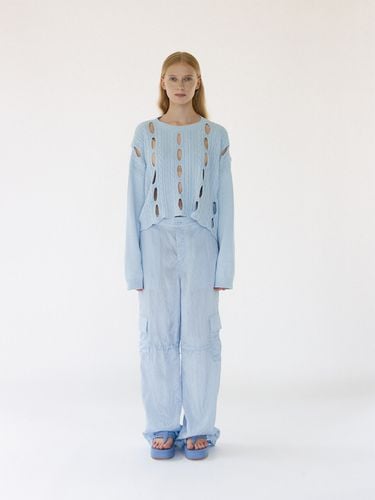 Joy Cut-Out Pullover - Baby Blue - gu_de - Modalova