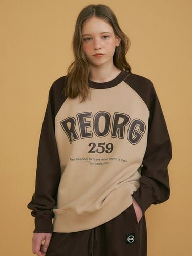 Pod Big Logo Raglan Sweatshirt_Brown - REORG - Modalova