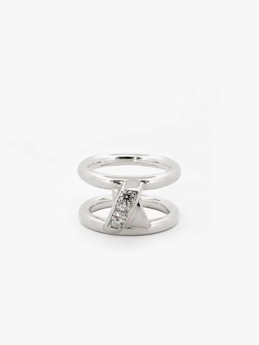 White Between Ring - Silver - Invisible collage - Modalova