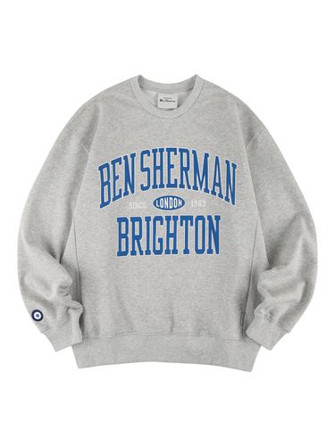 Men Letter Print Sweatshirt - bensherman - Modalova