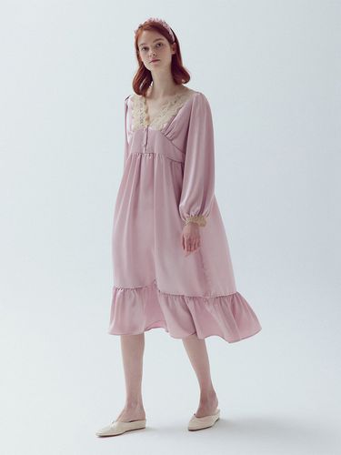 Floral Lace Dress Pajamas - BALCONY in SUITE - Modalova