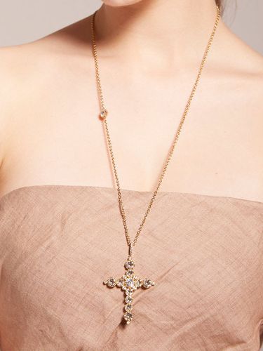 Christie chandelier cross necklace - TANI by MINETANI - Modalova