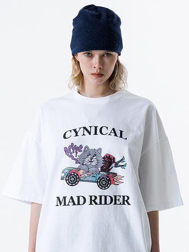 Cynical Mad Rider H/S T-shirt _White - runningHIGH - Modalova