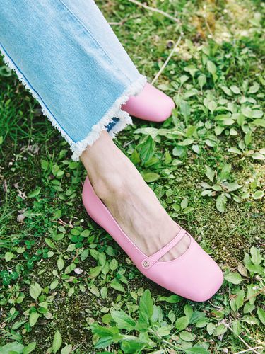 Jane With A Flower Flats_Pink - ENLUNIQ - Modalova