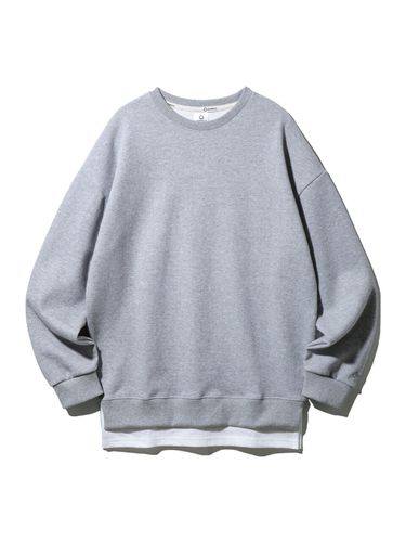 Embroidery Point Layered Sweatshirt - alvinclo - Modalova