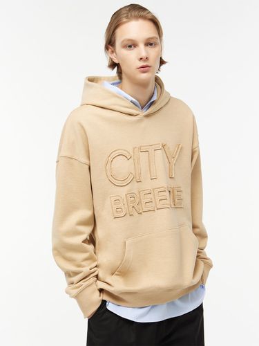 Applique Hoodie [Beige] - CITYBREEZE - Modalova