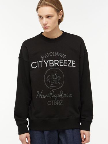 Logo Print Sweatshirt [Black] - CITYBREEZE - Modalova