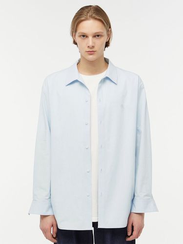 Logo Cotton Basic Shirt [Sky Blue] - CITYBREEZE - Modalova