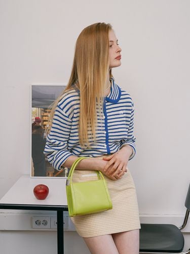 Foi Tote Bag_Apple Green - ELEGANCE PARIS - Modalova