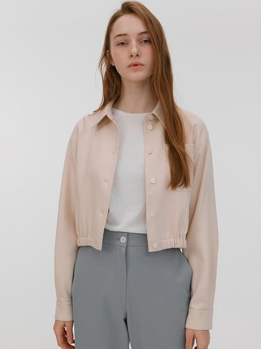 Burshed Short Volume Shirt (Cream) - kotelo - Modalova