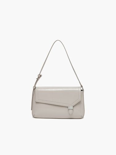 Ledem Shoulder Bag_Chiffon Gray - ELEGANCE PARIS - Modalova