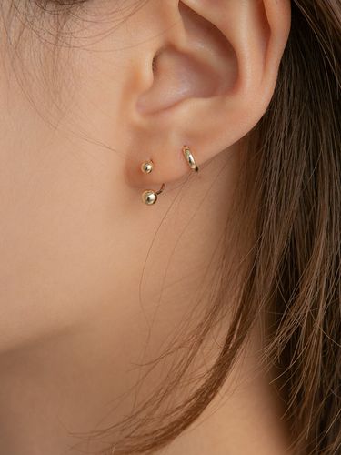 Double Ball Line Piercing #PI12 - LUNNE - Modalova