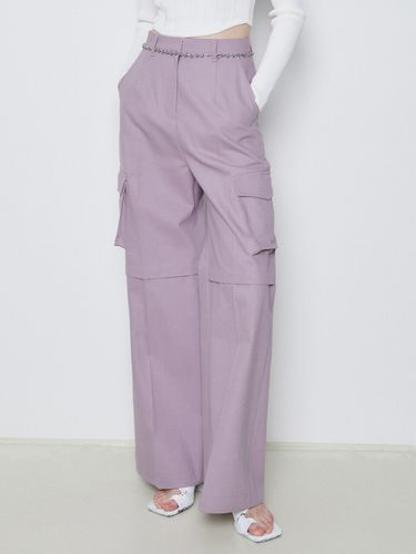 Cotton Wide Pants (Light Purple) - HAE BY HAEKIM - Modalova