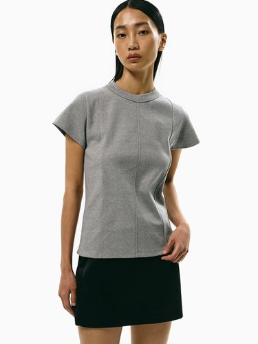 Patchwork T-shirt _Melange Gray - ARCHAIC - Modalova