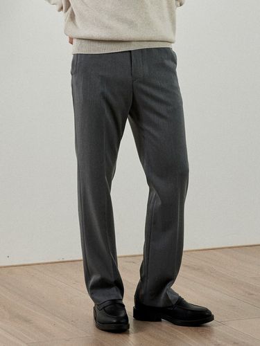 Straight Fit Pull On Slacks - Analogmood - Modalova