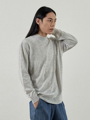 Like Mock Neck Sweater - Light Gray - Analogmood - Modalova