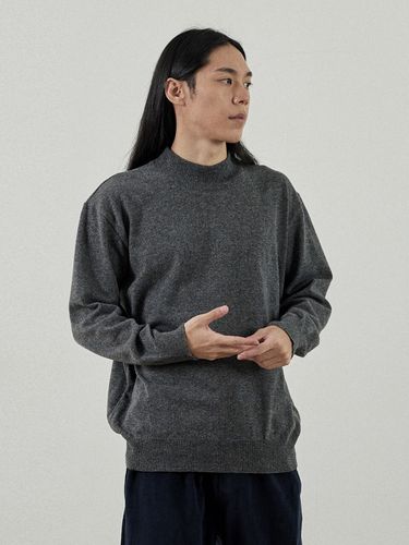 Like Mock Neck Sweater - Gray - Analogmood - Modalova