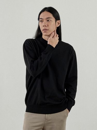 Like Mock Neck Sweater - Black - Analogmood - Modalova