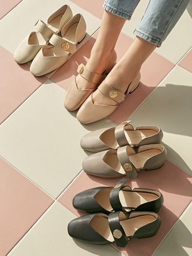 Hernie Maryjane Flat Shoes_4 Colors - LOWFLOW - Modalova