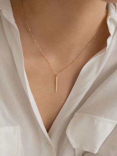 Stick Bar Pendant Necklace #GFN22_ Gold - LUNNE - Modalova