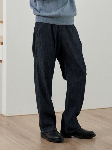 Relaxed Fit Raw Denim Jeans - Analogmood - Modalova