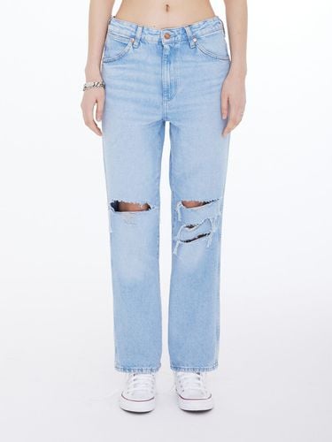 Wild West Damaged Denim Pants - Wrangler - Modalova