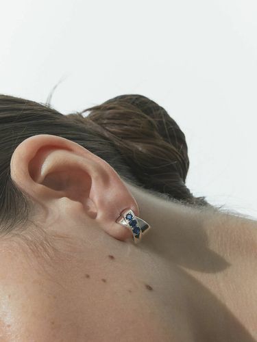 Blue Orbit Earrings - Invisible collage - Modalova