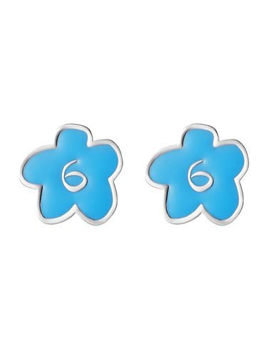 June Flower Earrings_Blue - JUNEJUNE SPACE - Modalova