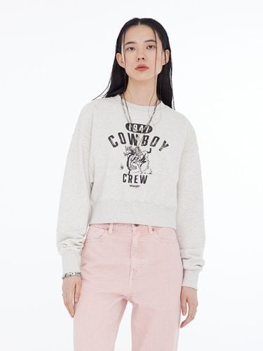 Relaxed Cropped Cowboy Sweatshirt - Wrangler - Modalova