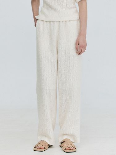 Easy Wide Pants _ Cream - WNDERKAMMER - Modalova