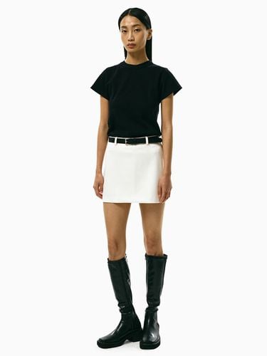 Belted Mini Skirt _Cream - ARCHAIC - Modalova