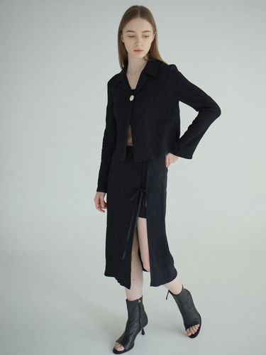 Wrinkle Skirt_Black - PAUL&ALICE - Modalova