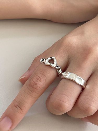 Melting Heart Ring - moire_ - Modalova