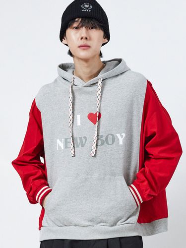 New Boy Transformation Oversized Hoodie - beyondcloset - Modalova