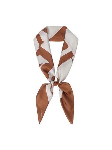 Tiffin Square Scarf_Caramel Cafe - COURONNE - Modalova