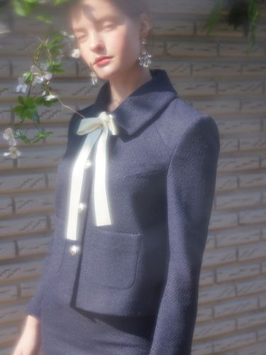 Marianne Jacket_Navy - IvanaHelsinki - Modalova