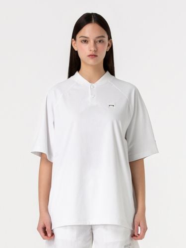 Air Dry Henley T-shirt - White - GOALSTUDIO - Modalova