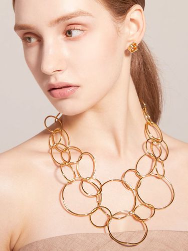 Kate Double Statement Necklace - TANI by MINETANI - Modalova