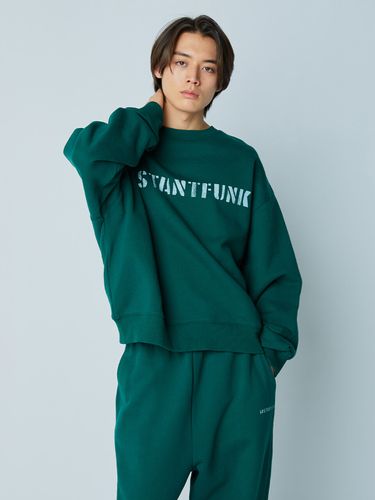 Standard Logo Sweatshirt_Green - INSTANTFUNK - Modalova