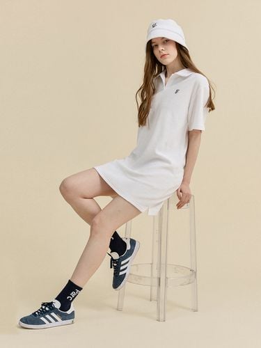 Porquerolles Terry Dress (White) - Studio & Parc - Modalova