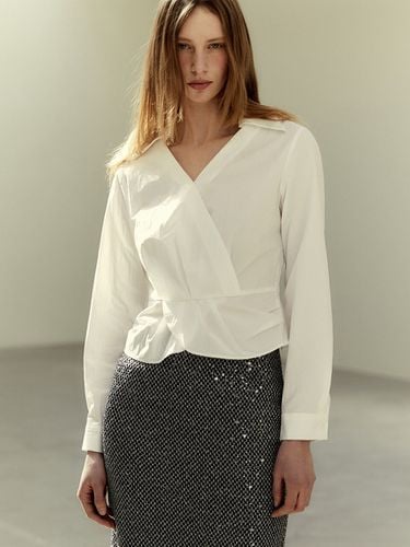 Wrap Shirt_White - LETQSTUDIO - Modalova