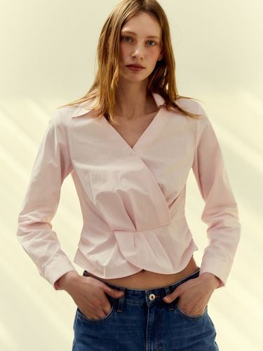 Wrap Shirt_Light Pink - LETQSTUDIO - Modalova