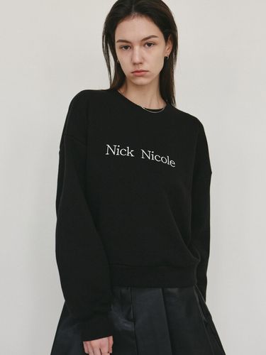 Nicole Classic Logo Sweatshirt_Black - NICK&NICOLE - Modalova