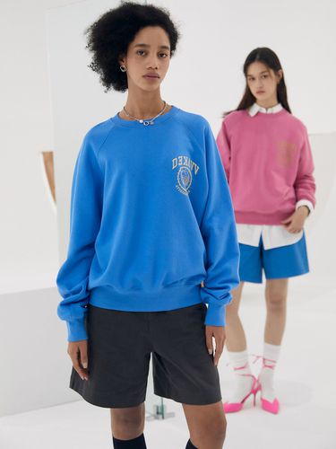 Oversized Logo Sweatshirt _Blue - DEKAVV - Modalova