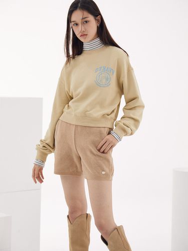 Logo Knit Shorts _Beige - DEKAVV - Modalova