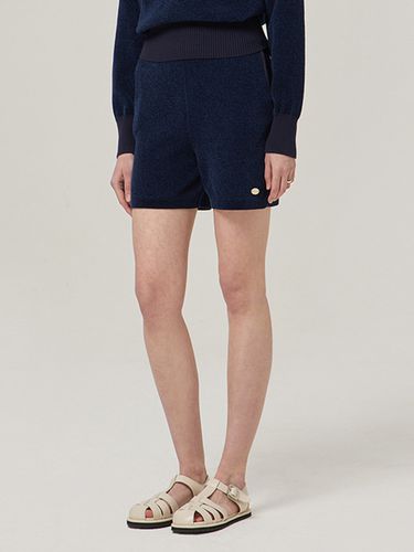 Logo Knit Shorts _Navy - DEKAVV - Modalova