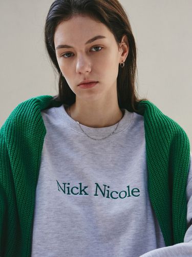 Nicole Classic Logo Sweatshirt_Melange - NICK&NICOLE - Modalova