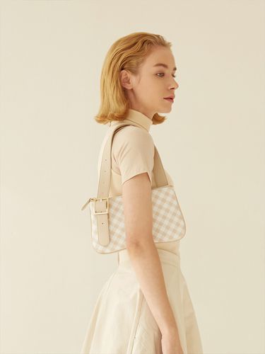 Check Shoulder Bag_Beige - ALKI ALKA - Modalova